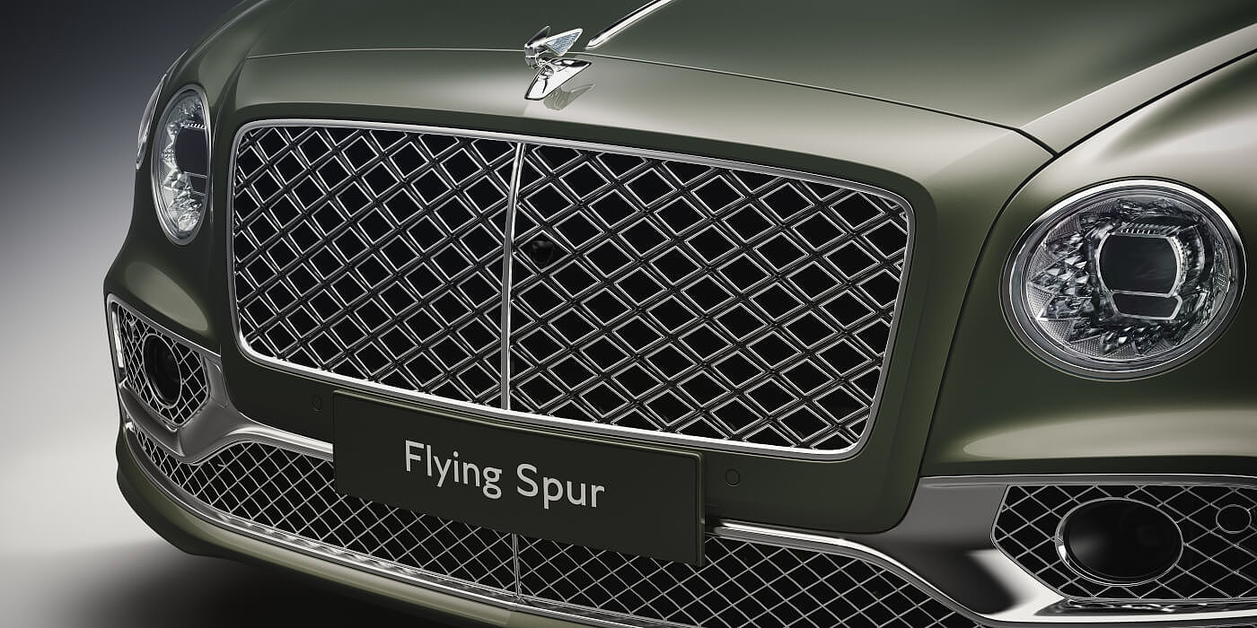 Bentley-Flying-Spur-Hybrid-Mulliner-double-diamond-chrome-grille-and-Flying-B-Bonnet-mascot