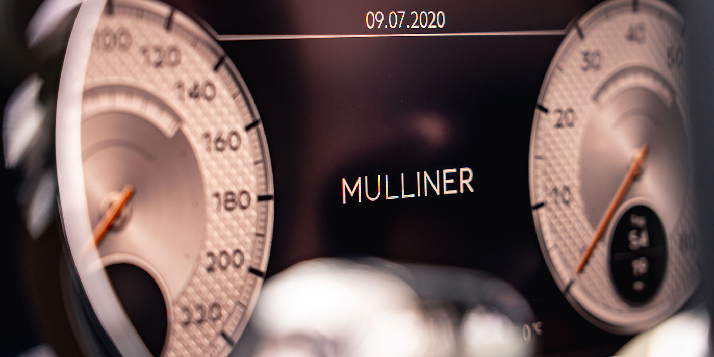 Bentley Hatfield Bentley Continental GT Mulliner coupe Mulliner dial detail